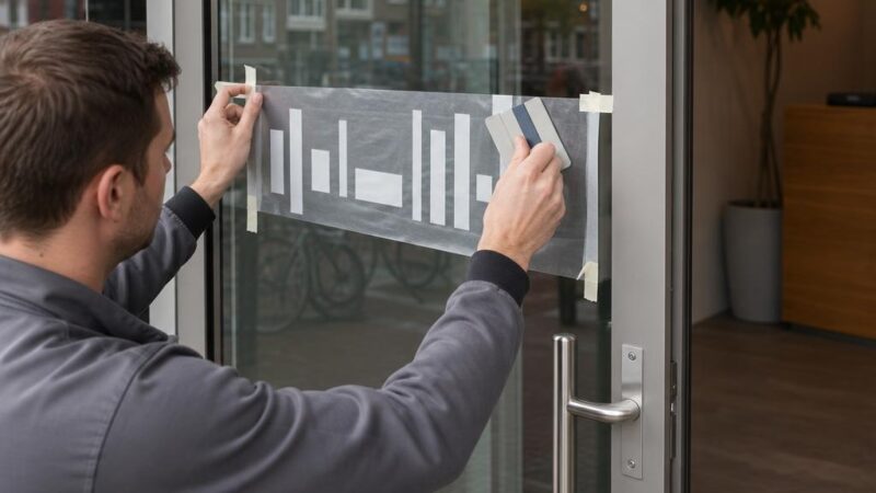 Raamletters en tekst