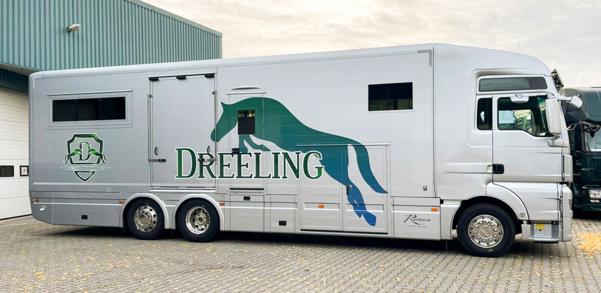 Vrachtwagen sticker paardenspot